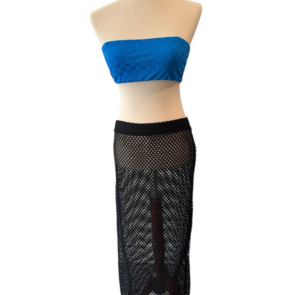 Black Crochet Skirt